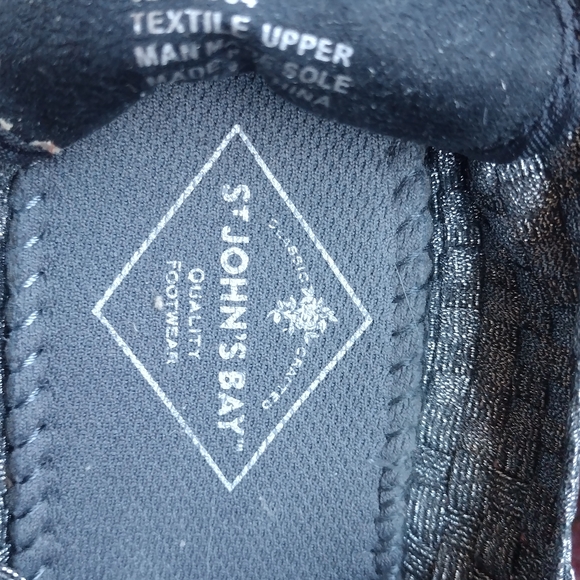 St. John's Bay Women's Silver Woven Shoes - Picture 2 of 4